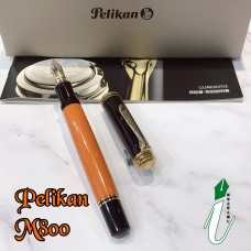 PELIKAN 百利金  M800 Burnt Orange 橘色 鋼筆 墨水筆